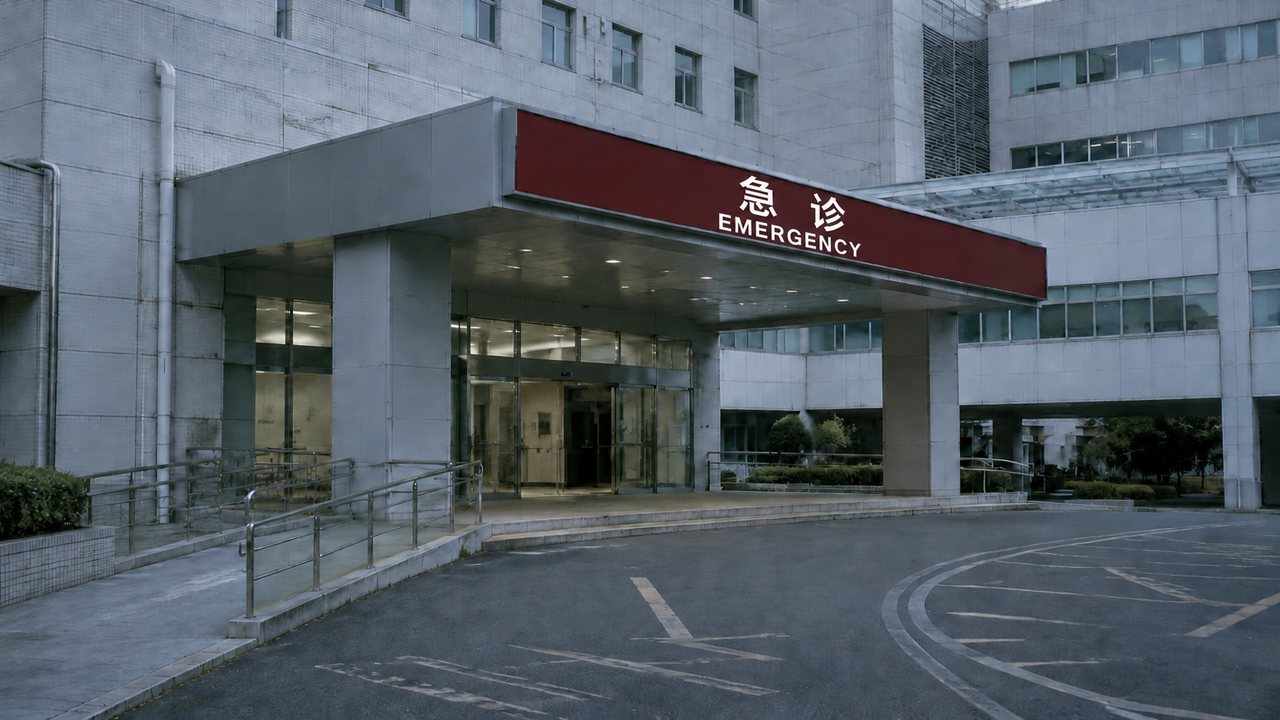 医院急诊外
